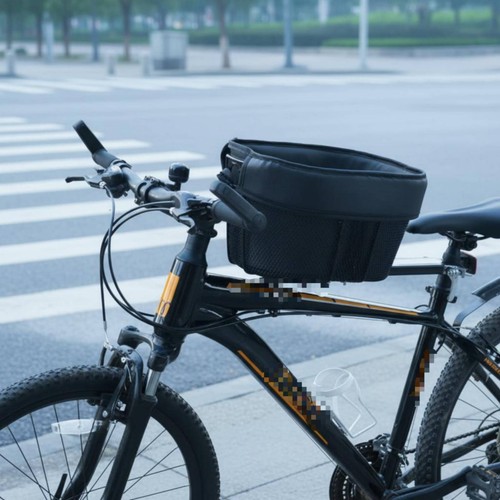 Bike pet basket - basket, strap