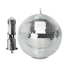 Beamz MB30 30cm Mirror Disco Ball with Motor - Glittering Party Light