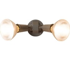 2 Pack HALO PWT250BR Twin Flood Light, Bronze OUTDOOR SECURITY