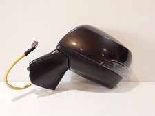 SUBARU LEGACY OUTBACK LEFT PASSENGER WING MIRROR IN BLACK E13027507 (small crack