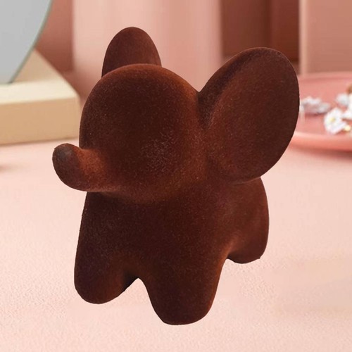 Resin flocking elephant - resin, statue