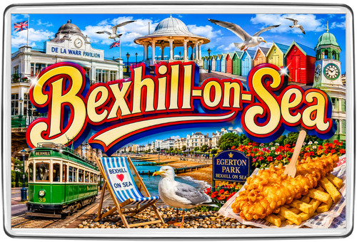 Bexhill sea fridge - fridge, magnet
