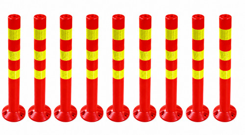 Bollard plastic warnpfosten - 9,