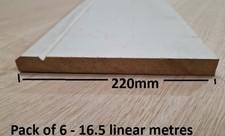 6 x Skirting Board Chamfered
