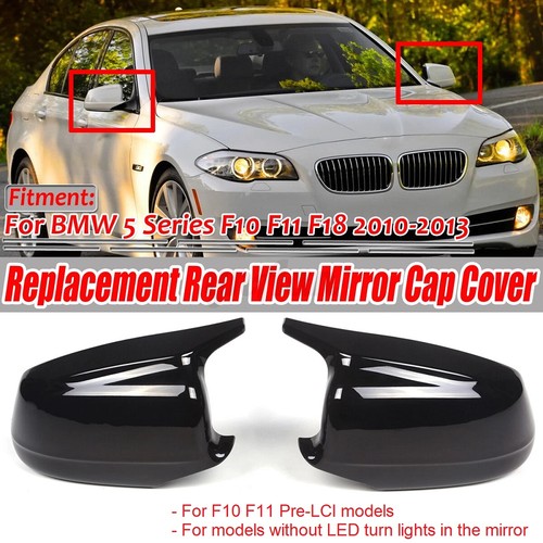 Gloss black door side wing - black,
