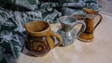 3 x Small Vintage Jugs Wade