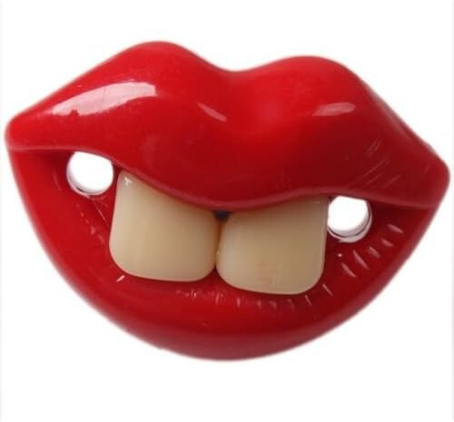 Funny lips dummy two teeth - dummy,