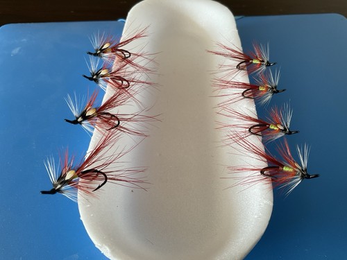 Four salmon flies bann - salmon,