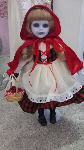 Ooak gothic horror doll - doll, creepy
