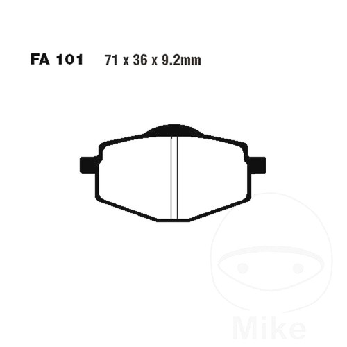 Ebc brake pads standard - brake,