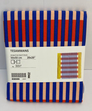 IKEA TESAMMANS Cushion Cover, Multicolour, Striped 50x50 cm, 20"x20"