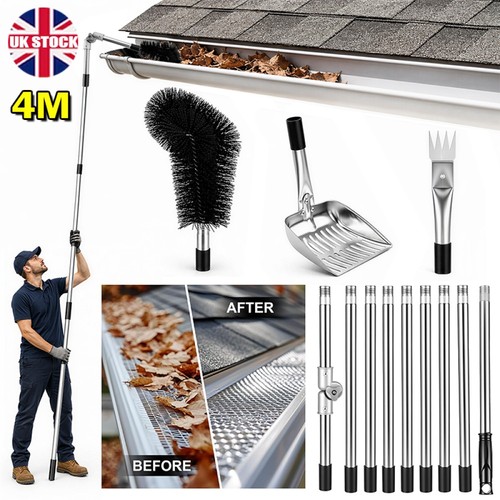 Gutter cleaner telescopic - 4m,