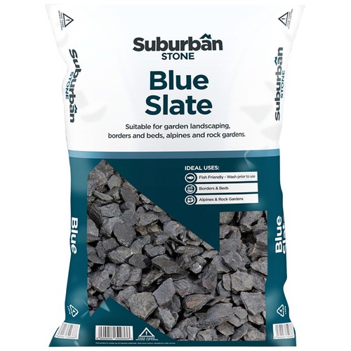 40mm blue slate chippings - 40mm,