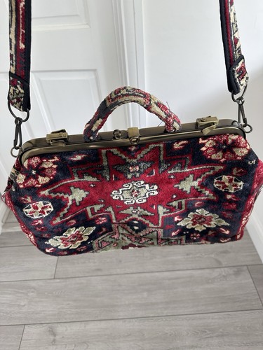 Vintage persian carpet - bag, by
