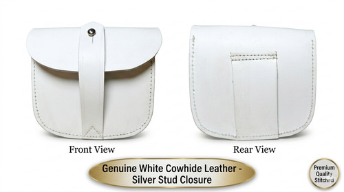 Sam browne white leather ammo - sam,