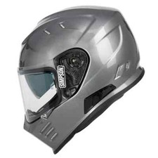SIMPSON VENOM (BANDIT) PLAIN GLOSS GUNMETAL FULL FACE MOTORCYCLE HELMET!