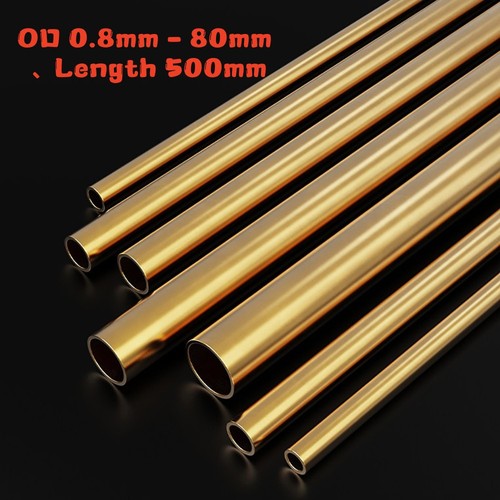 Brass round tube - round,