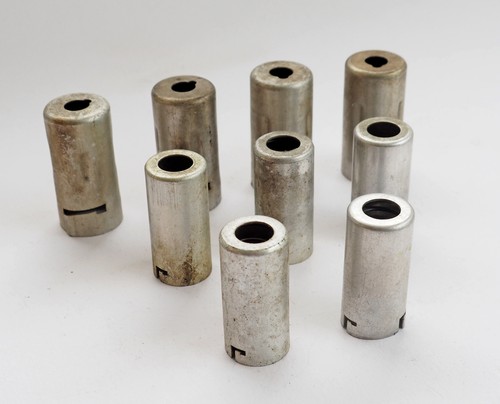Vintage metal valve tube - metal, /