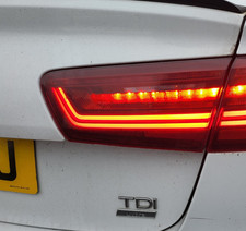 2015 AUDI A6 2L TDI S LINE 4DR SALOON DRIVERSIDE REAR INNER LED TAIL LIGHT