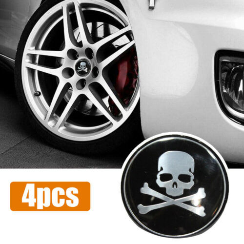 4pcs skull car emblem - 4pcs, sticker