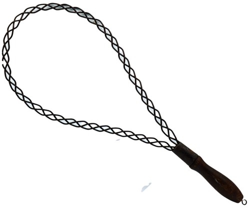 Antique braided metal wire - wire, rug