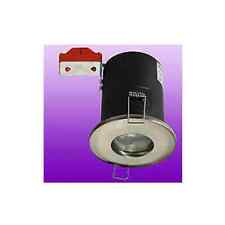 FIRE RATED HOOD DOWNLIGHT GU10/LV IP65  SATIN NICKEL