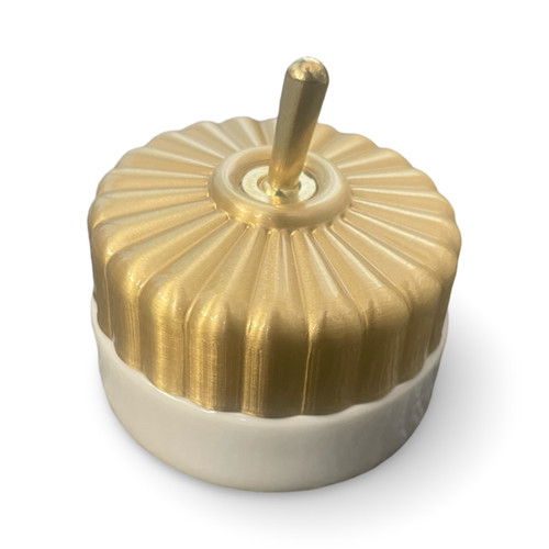 White gold porcelain ceramic - gold,
