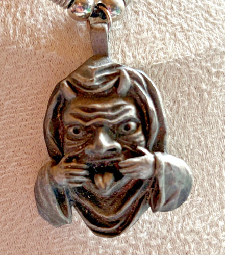 Gargoyle gothic pewter pendant - gargoyle,