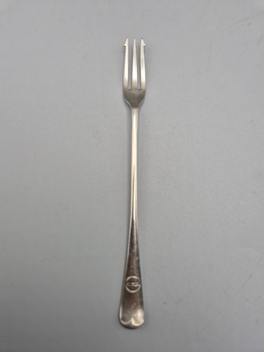 Silver plated pickle fork - plated,
