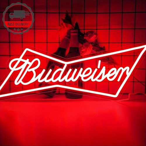 Budweiser beer neon - neon, sign