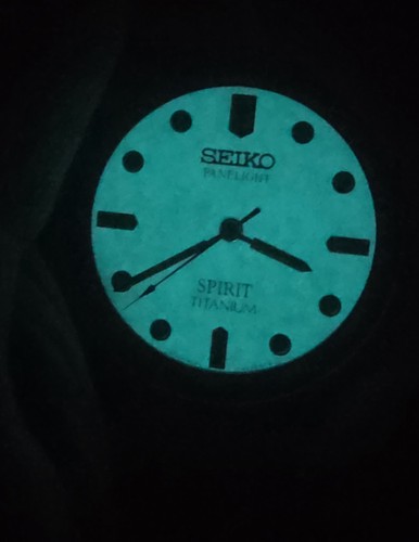 1996 seiko spirit panelight - 1996,