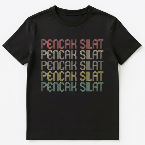 Retro style pencak silat - retro,