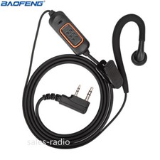 2Pin Headset Earpiece Mic For