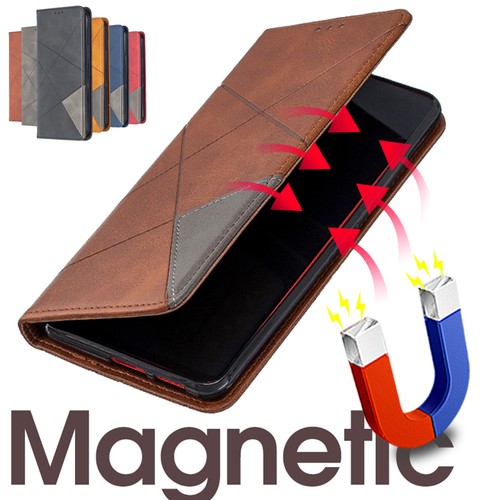 Magnetic stand leather - magnetic, wallet