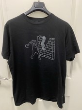 Patta Wall Men’s Size Medium Black 100% Cotton T-Shirt Short Sleeve