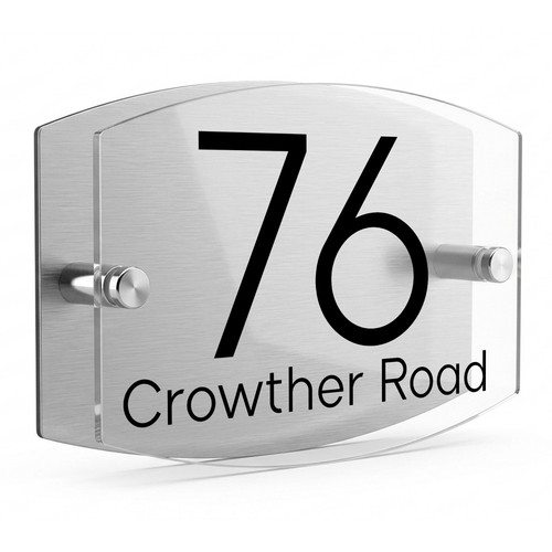 Personalised door number sign - number,