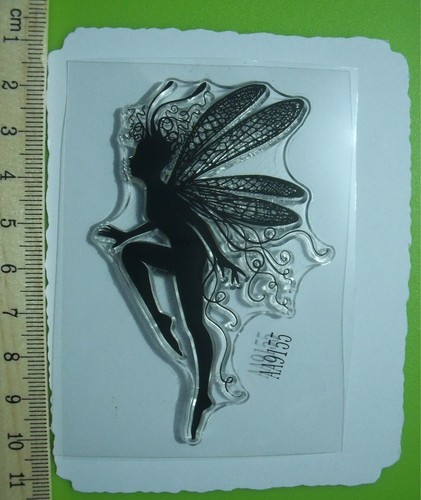 Silhouette flying fairy - silhouette,