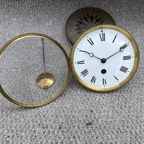 Antique large french clock - french,