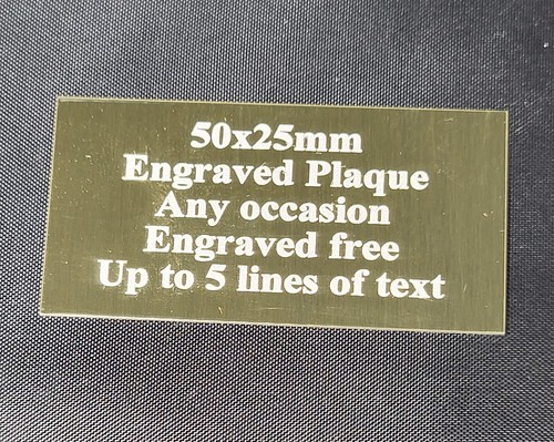 Engraved self adhesive - engraved, self-adhesive