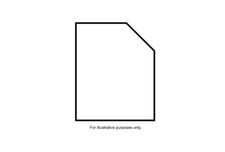 Valor Arden Stove Glass 183 mm