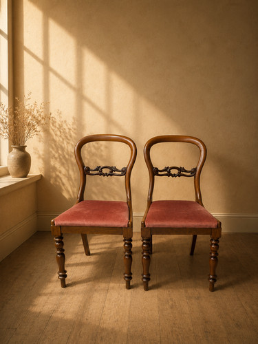 Pair victorian dining - pair,