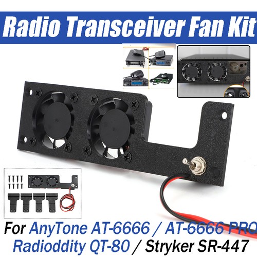 Radio transceiver fan kit for - radio,