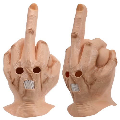 Middle finger mask - middle, adults