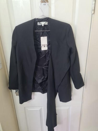 Zara black fitted - black, blazer