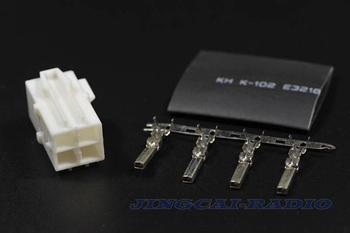Pin power socket - 4-pin, for