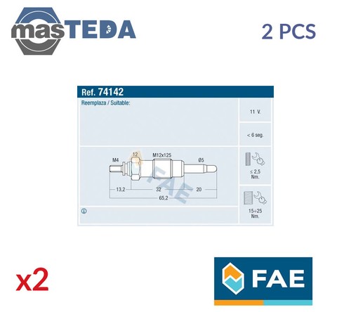 74142 engine glow plugs - 74142,