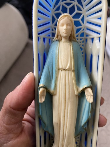 Vintage statue virgin - vintage,
