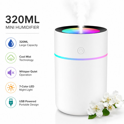Mini humidifier portable cool - humidifier,