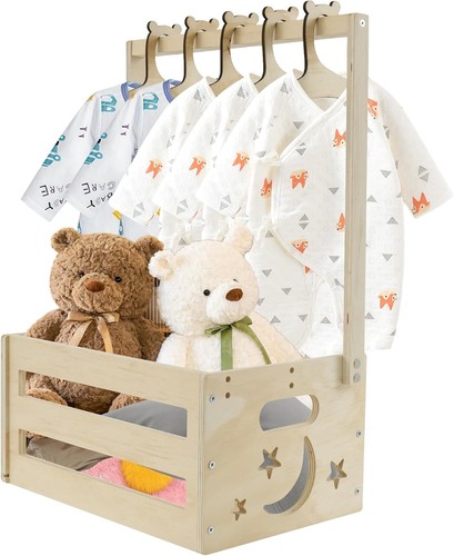 Wooden baby shower crate - wooden,
