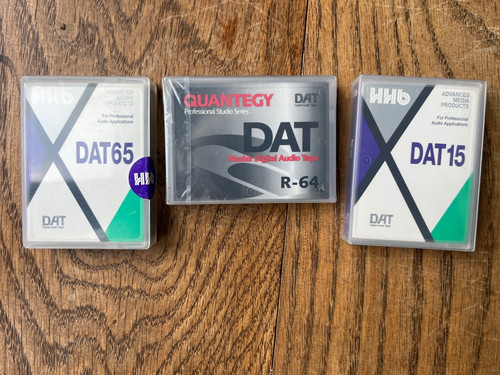 Dat tapes unused - unused, &